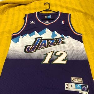 Utah Jazz Throwback Stockton Jersey L